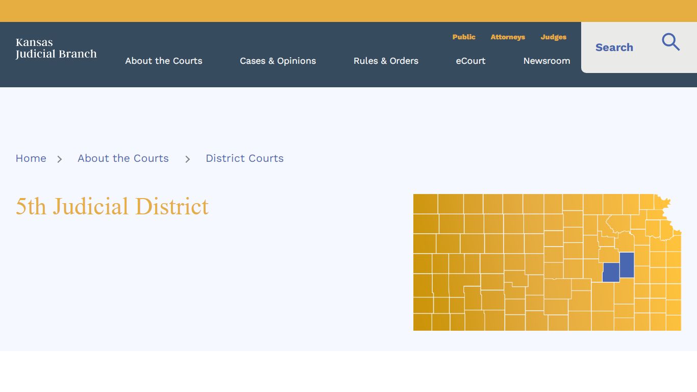 KS Courts - 5th Judicial District